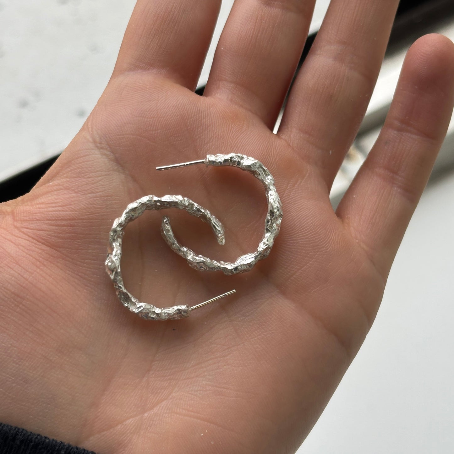 Textured Hoops .1 (per piece)