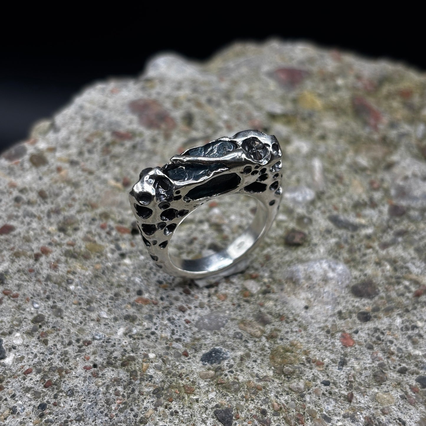 Wave Ring / Tourmaline