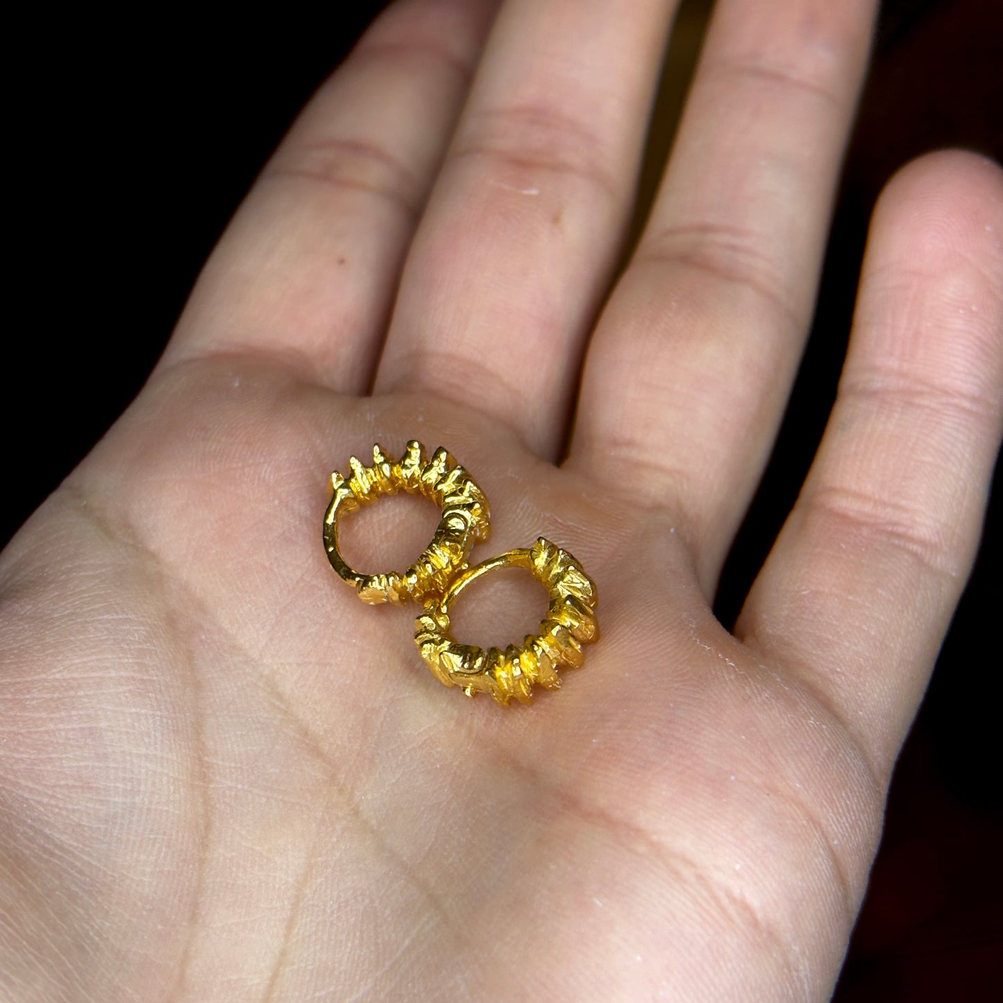 Mini Centipedes Gold Plated (per piece)