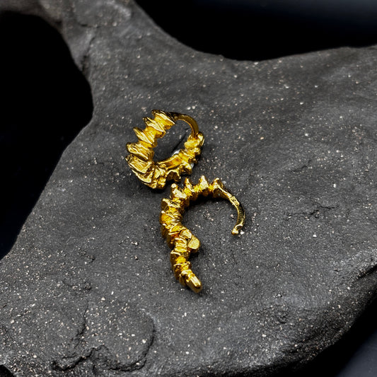 Mini Centipedes Gold Plated (per piece)