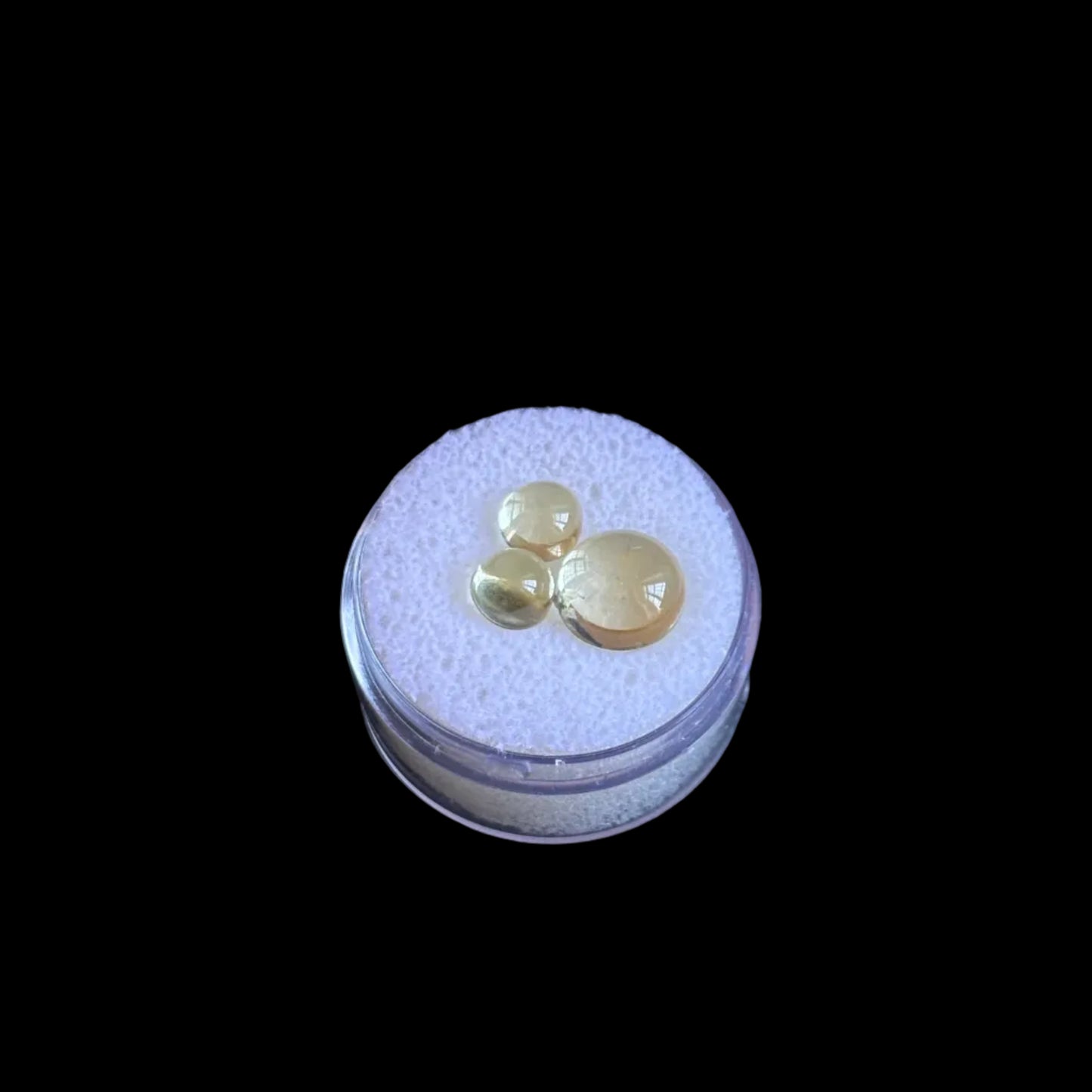 Lime Quartz Cabochons Round