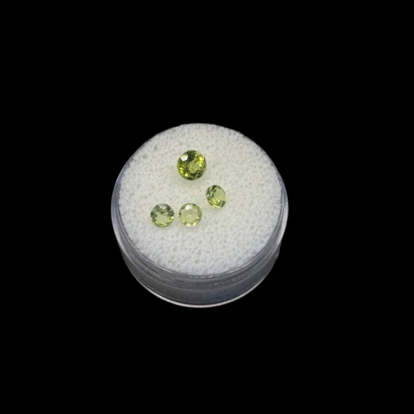 Peridot Faceted Rounds