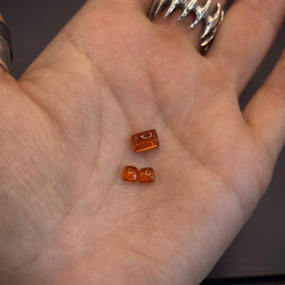 Amber Cabochon Rectangle/Square