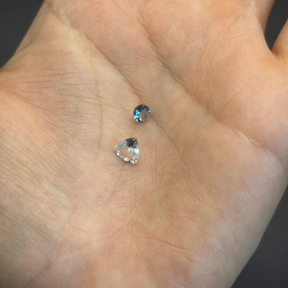 Aquamarine Faceted Round/Trilliant