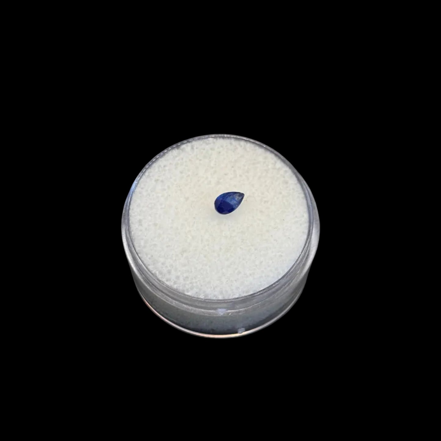 Blue Sapphire Faceted Tear