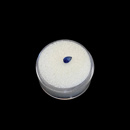 Blue Sapphire Faceted Tear