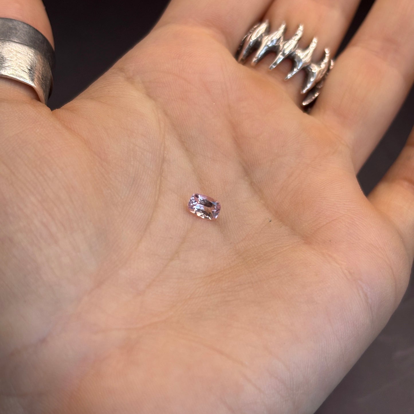 Morganite Faceted Baguette