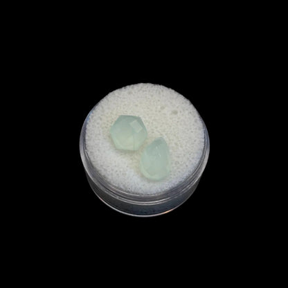Chalcedony Faceted Hexagon/Tear