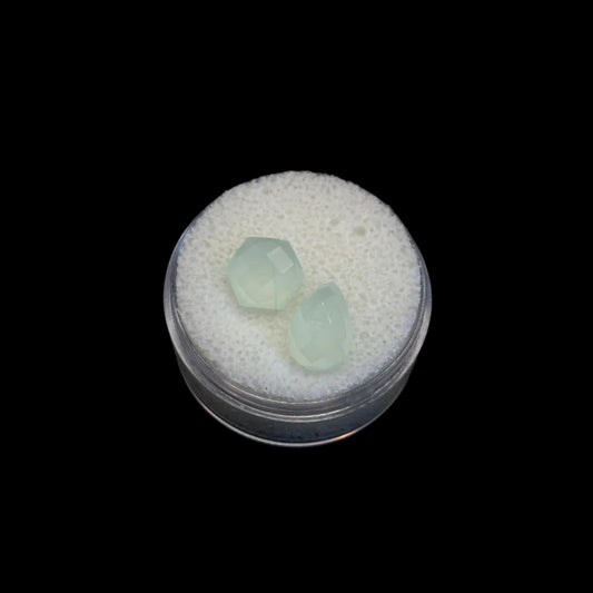 Chalcedony Faceted Hexagon/Tear