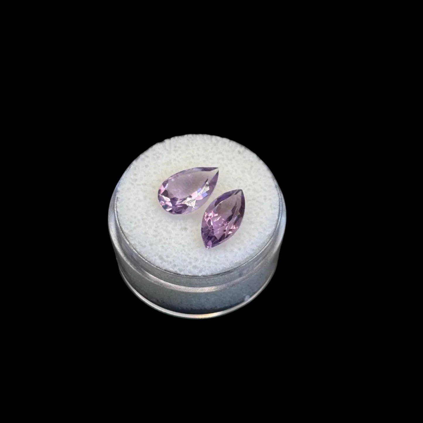 Amethyst Faceted Tear/Marquise