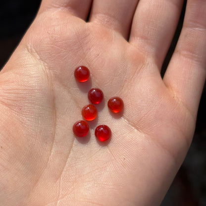 Carnelian Cabochon Rounds
