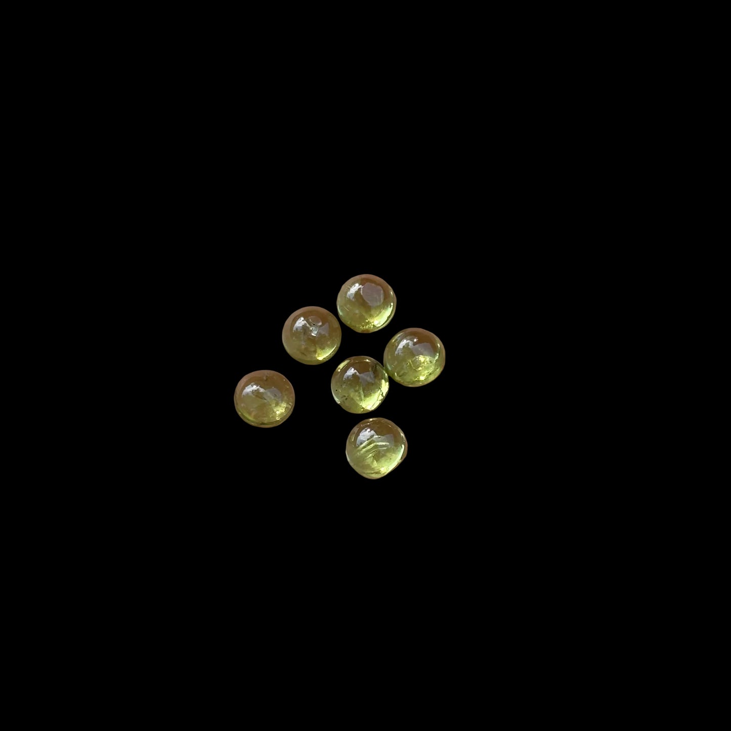 Peridot Cabochon Rounds