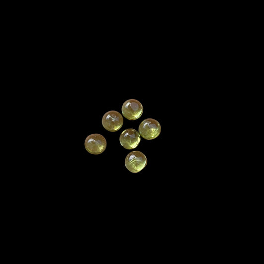Peridot Cabochon Rounds