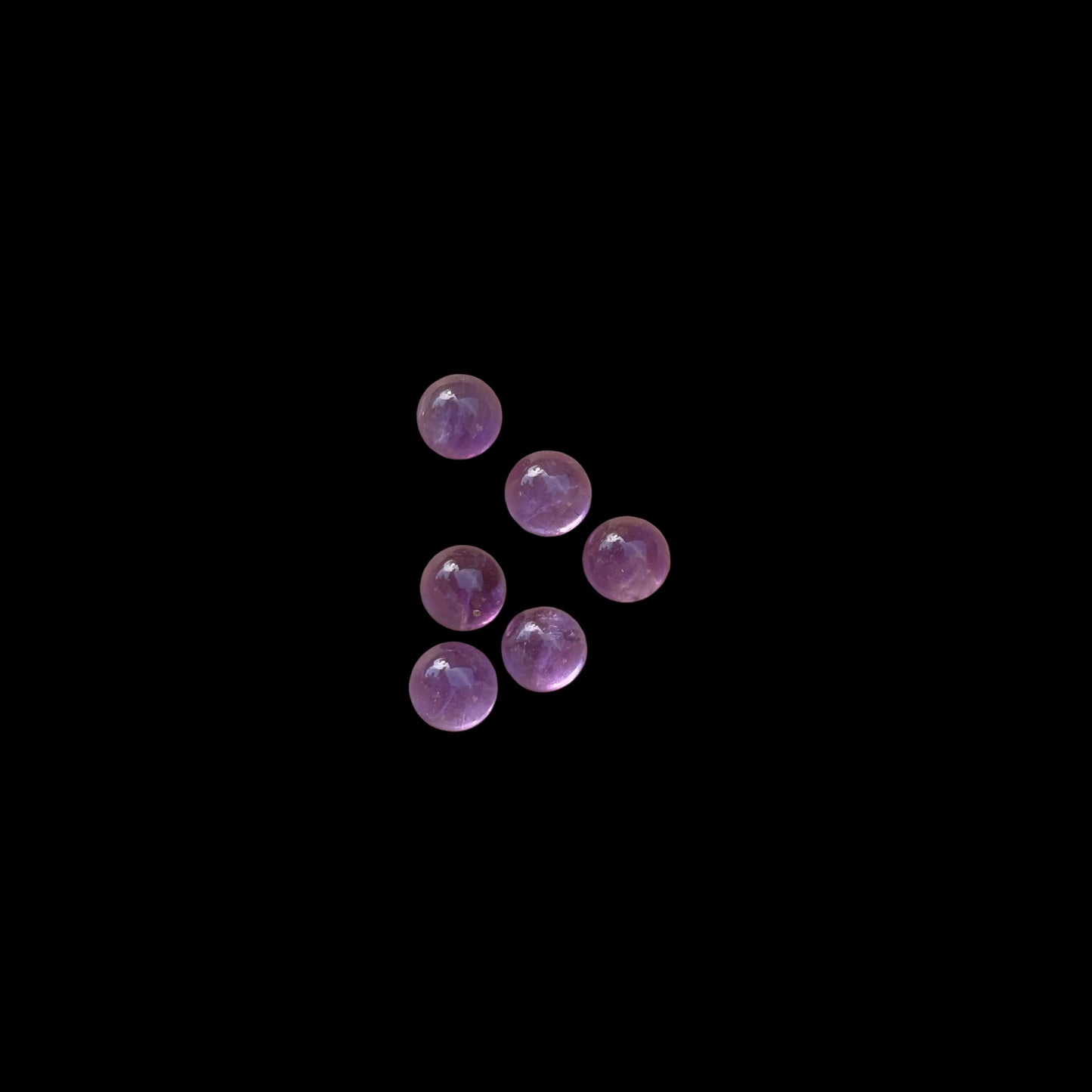 Amethyst Cabochon Rounds