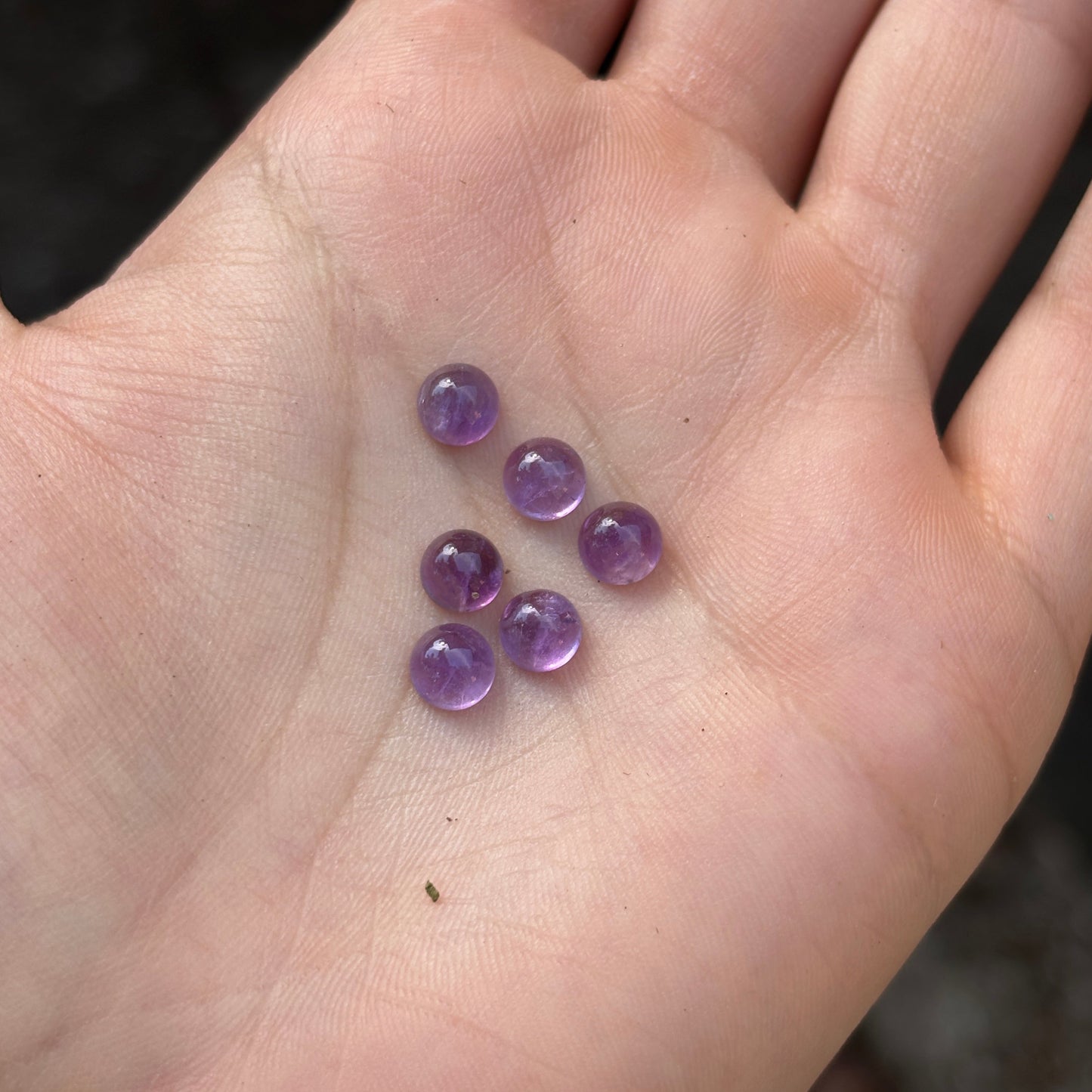 Amethyst Cabochon Rounds