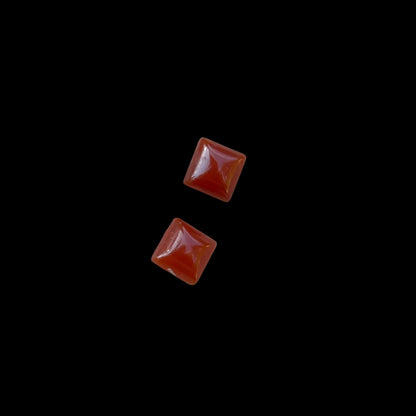 Carnelian Cabochon Squares