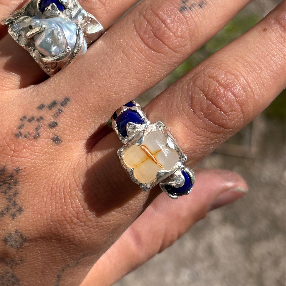 Pochote x Agata Cruz Lapis Ring